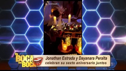 Así celebraron sus seis años de relación Dayanara Peralta y Jonathan Estrada