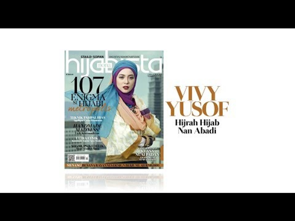 Hijabista's March 2014 Issue: BTS Covershoot Vivy Yusof