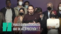 El último discurso de Pablo Iglesias antes de despedirse de la política