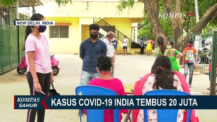 Angka Positif Covid-19 Tembus 20 Juta, Warga di India Butuh Pasokan Ventilator dan Oksigen