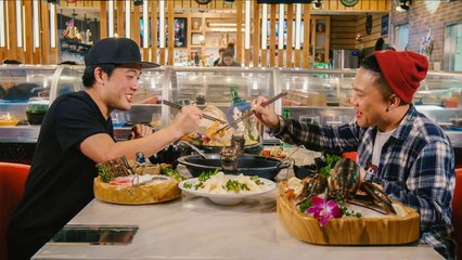 Acquired Taste: Tim Chantarangsu and Ryan Higa Try Duck Flipper