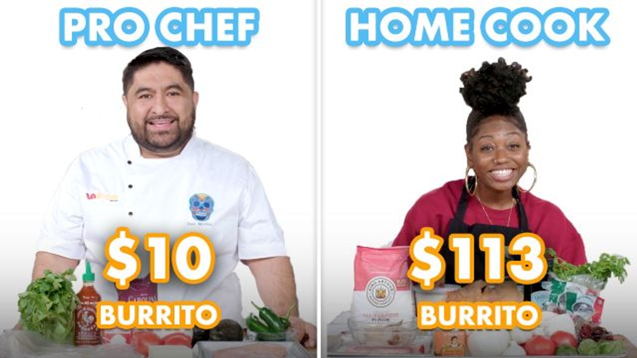 $113 vs $10 Burrito: Pro Chef & Home Cook Swap Ingredients