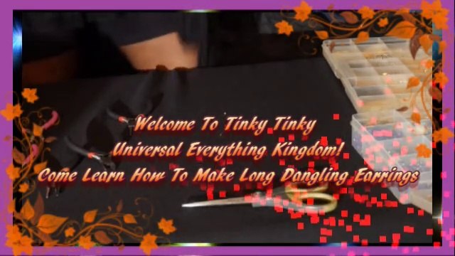 Come Learn How To Make Long Dangling Earrings