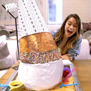 This Massive Ice Cream Cone Weighs 25 Pounds