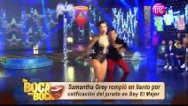Samantha Grey rompió en llanto tras su baile en Soy El Mejor