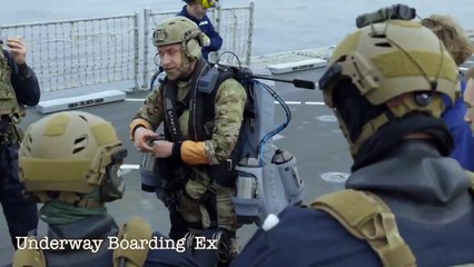 Royal Marines Jet Suit Boarding Ex