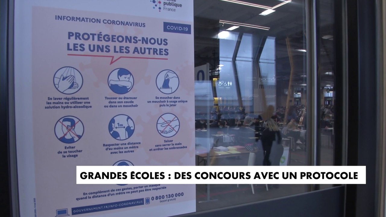 Grandes écoles : des concours sous protocole