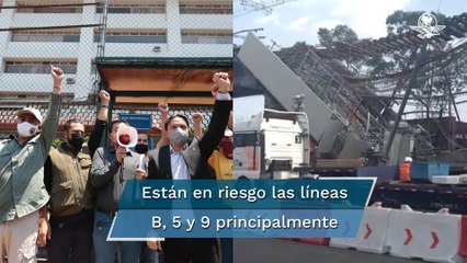 Trabajadores del Metro amagan con suspender labores en las 12 líneas tras accidente