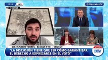 Ignacio Torres del PRO : “Me parece que el proyecto no afecta a la industria sino que es un avance para concientizar a la ciudadanía