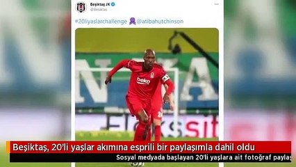 Beşiktaş, 20'li yaşlar akımına esprili bir paylaşımla dahil oldu