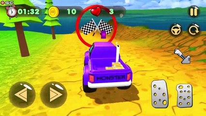 Dirt Track Monster Truck Driving Legends / 4x4 Offroad Car Driver / Android GamePlay