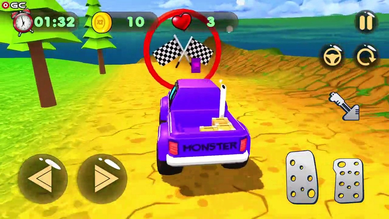 Dirt Track Monster Truck Driving Legends / 4x4 Offroad Car Driver / Android GamePlay