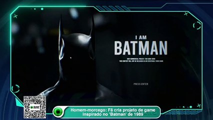 Homem-morcego- Fã cria projeto de game inspirado no 'Batman' de 1989