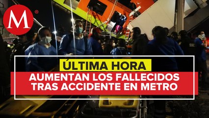 Desplome en la línea 12 del metro deja 24 muertos hasta el momento