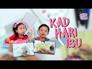 Umar & Auni Buat Sendiri Kad Hari Ibu