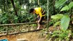A Tiger Waits A Primitive Girl Building A Wood And Bamboo House Ua Tsev Rau Tus Tsov Nyob