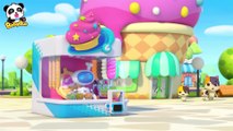 Rainbow Ice Cream Song | Yummy Food Family | Nursery Rhymes | Kids Songs | Baby Cartoon | BabyBus