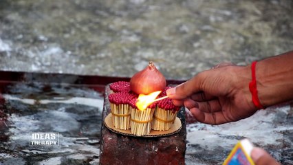 EXPERIMENT Match Stick Vs Onion | Ideas Therapy