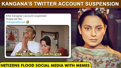 Kangana Ranaut's Twitter Account Suspension Floods Internet With Hilarious Memes