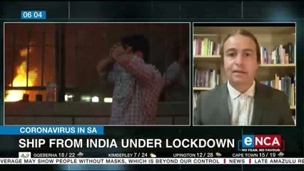 Ship frrom India under lockdown