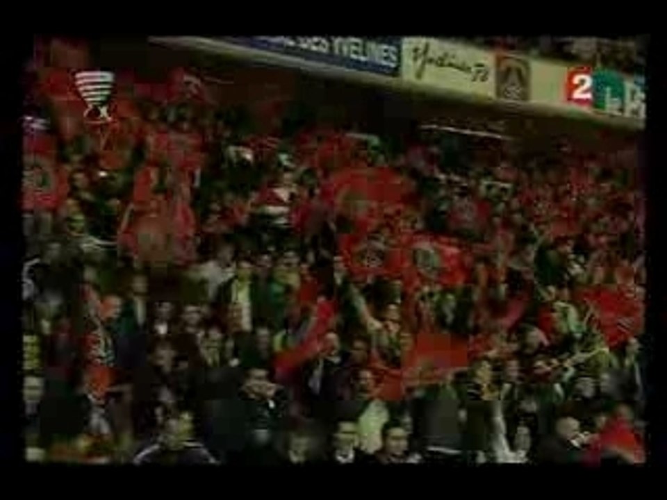 PSG - Auxerre - Yepes 1-0  1/2 final coupe de la ligue