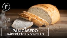 Cómo hacer PAN CASERO rápido, fácil y sencillo