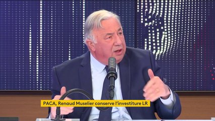 "Nous ne soutenons pas la même politique que celle conduite par le président de la République, en matière sécuritaire, économique, financière", affirme Gérard Larcher, président Les Républicains du Sénat
