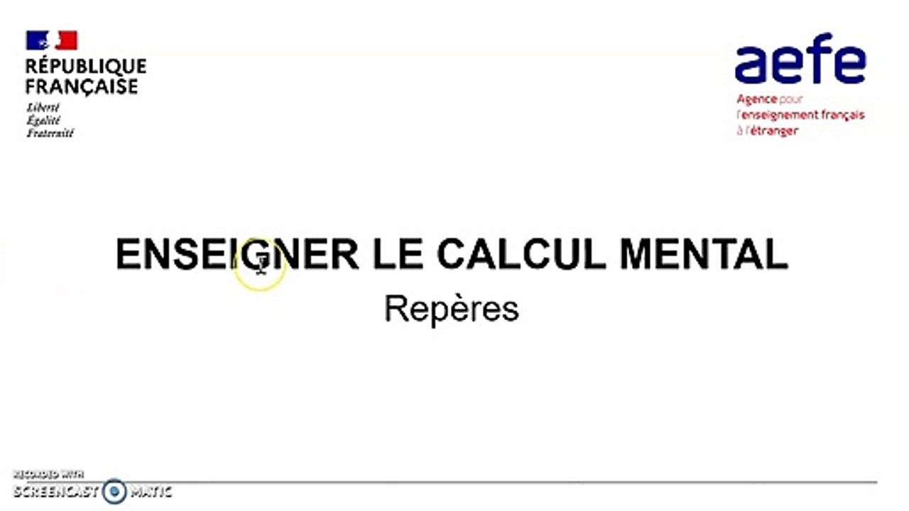 M9 Bloc 3 Enseigner le calcul mental