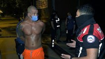 Kadın polise ahlaksız teklifte bulunan turist, bu kez de maske takmadığı için gözaltına alındı