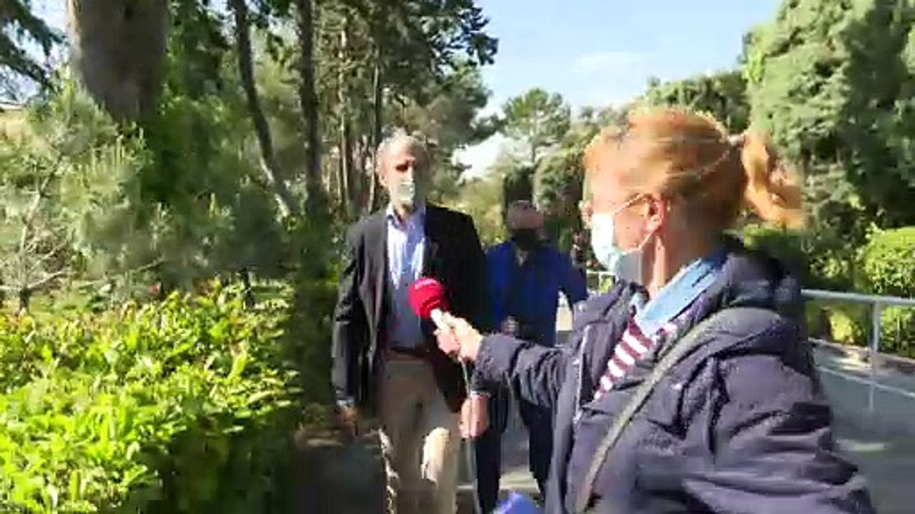 La reacción de Javier García Obregón cuando se le pregunta por la guerra de Ana y Antonia Dell' Atte