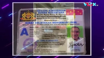 Warga Kekaisaran Sunda Nusantara Ditilang Polisi