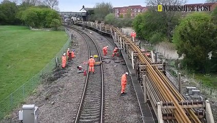 Train Derailed At Church Fenton