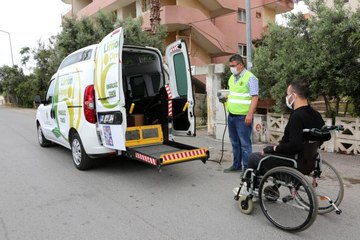 Kapanma sürecinde "Engelsiz Taksi" uygulaması
