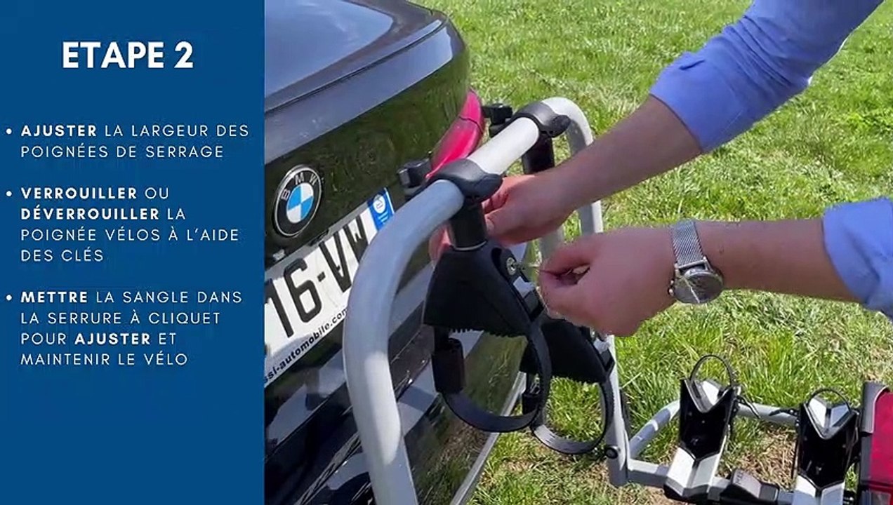 Montage et démontage du porte-vélos POLAIRE STRADA DL