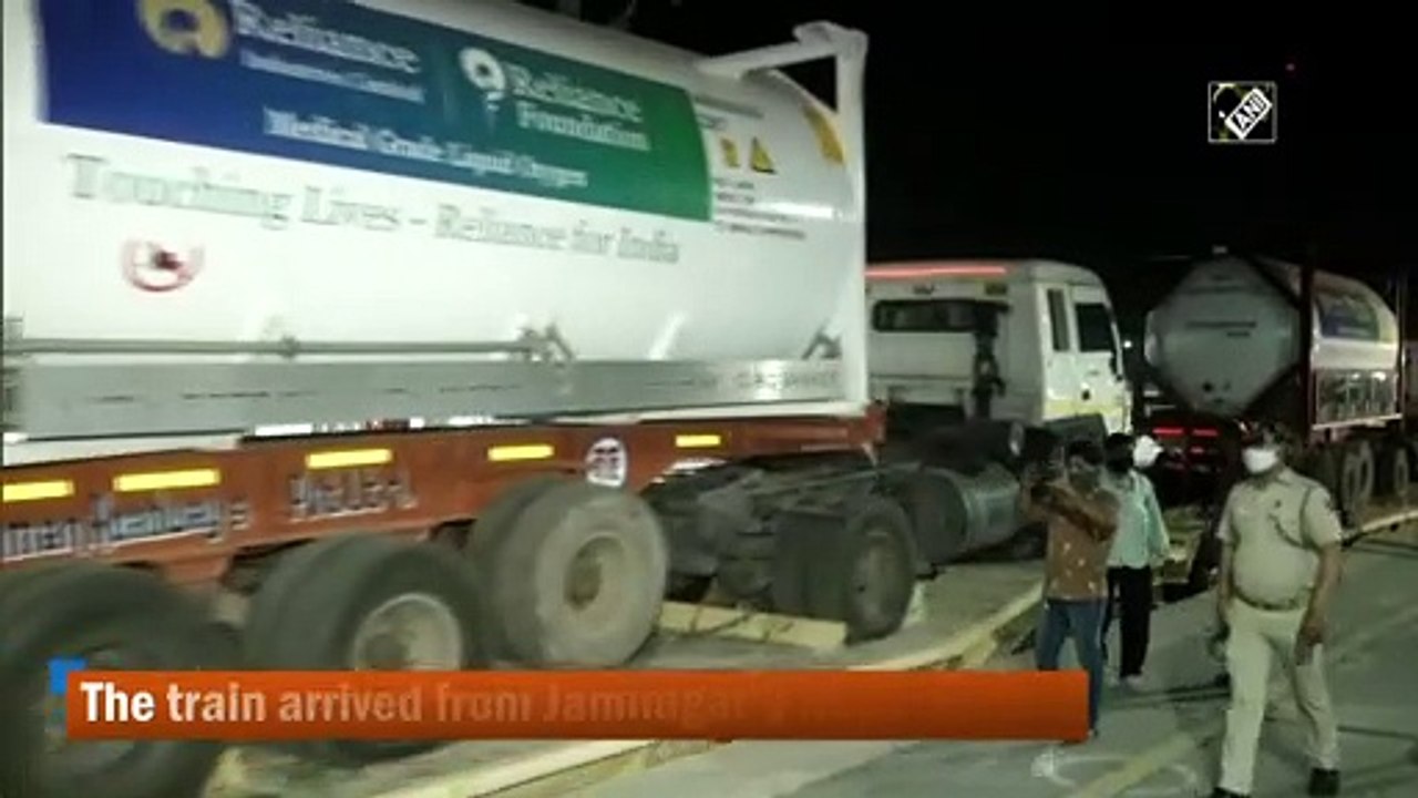 Oxygen Express train carrying liquid medical oxygen arrives in Delhi