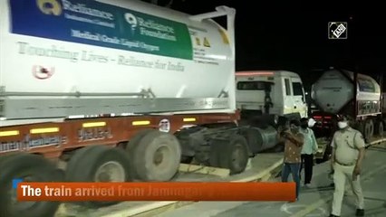 Download Video: Oxygen Express train carrying liquid medical oxygen arrives in Delhi