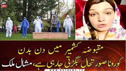 The situation in Occupied Kashmir is deteriorating day by day, Mashal Malik said
