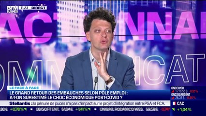 Julien Nebenzahl VS Thibault Prébay : Le grand retour des embauches selon Pôle Emploi, a-t-on surestimé le choc économique post-Covid ? - 05/05