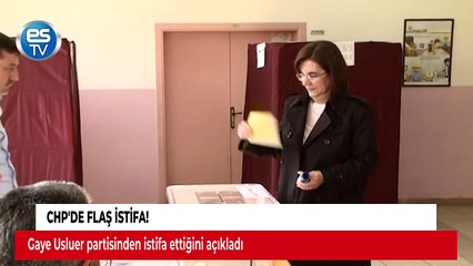 CHP'de flaş istifa!