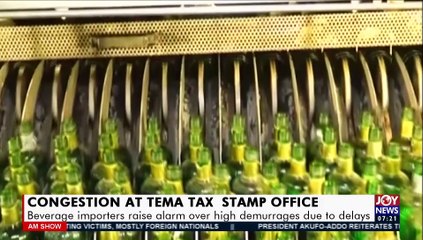 Congestion at Tema Tax Stamp office - AM Business on JoyNews (5-5-21)