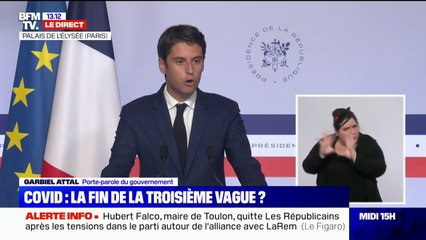 Gabriel Attal: "Si nous poursuivons nos efforts, le 19 mai sera bien le jour de la réouverture nationale des terrasses, des lieux de culture et de sports"