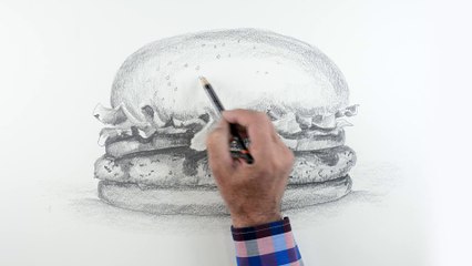 How to Draw a Simple Burger