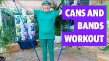 Join exercise guru Diana Moran for this quick and easy-to-follow workout using cans and bands