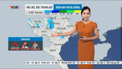 DỰ BÁO THỜI TIẾT hôm nay và ngày mai 6/5 - Thời tiết 3 ngày tới  Bản tin dự báo thời tiết đêm nay