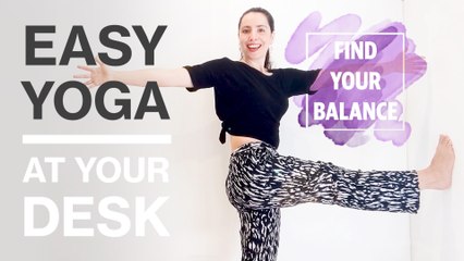 Lunchtime Lessons: Find your balance with our easy desktop yoga home workout