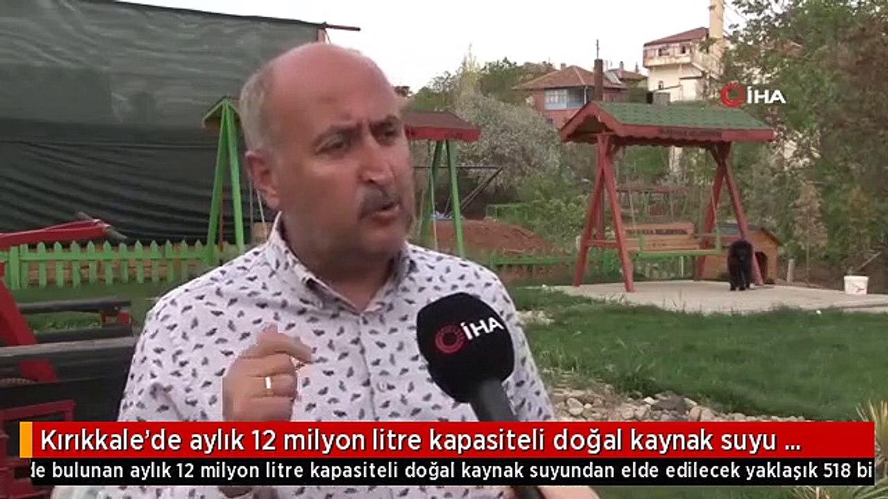 Kırıkkale'de aylık 12 milyon litre kapasiteli doğal kaynak suyu bulundu: Aylık 518 bin lira kazandıracak