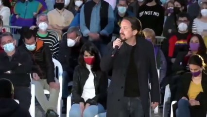 Cierre de campaña de Pablo Iglesias