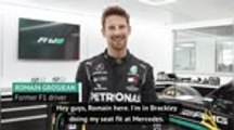 Grosjean relishes F1 return with Mercedes testing confirmed