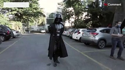 'Darth Vader' encourages Brazilians to get Covid-19 vaccine