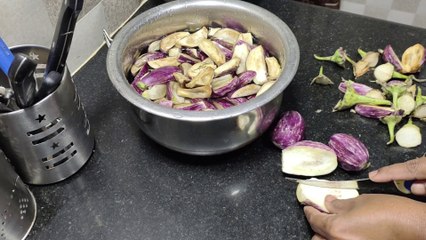 Brinjal Fry Recipe | Brinjal Fry in Kannada..